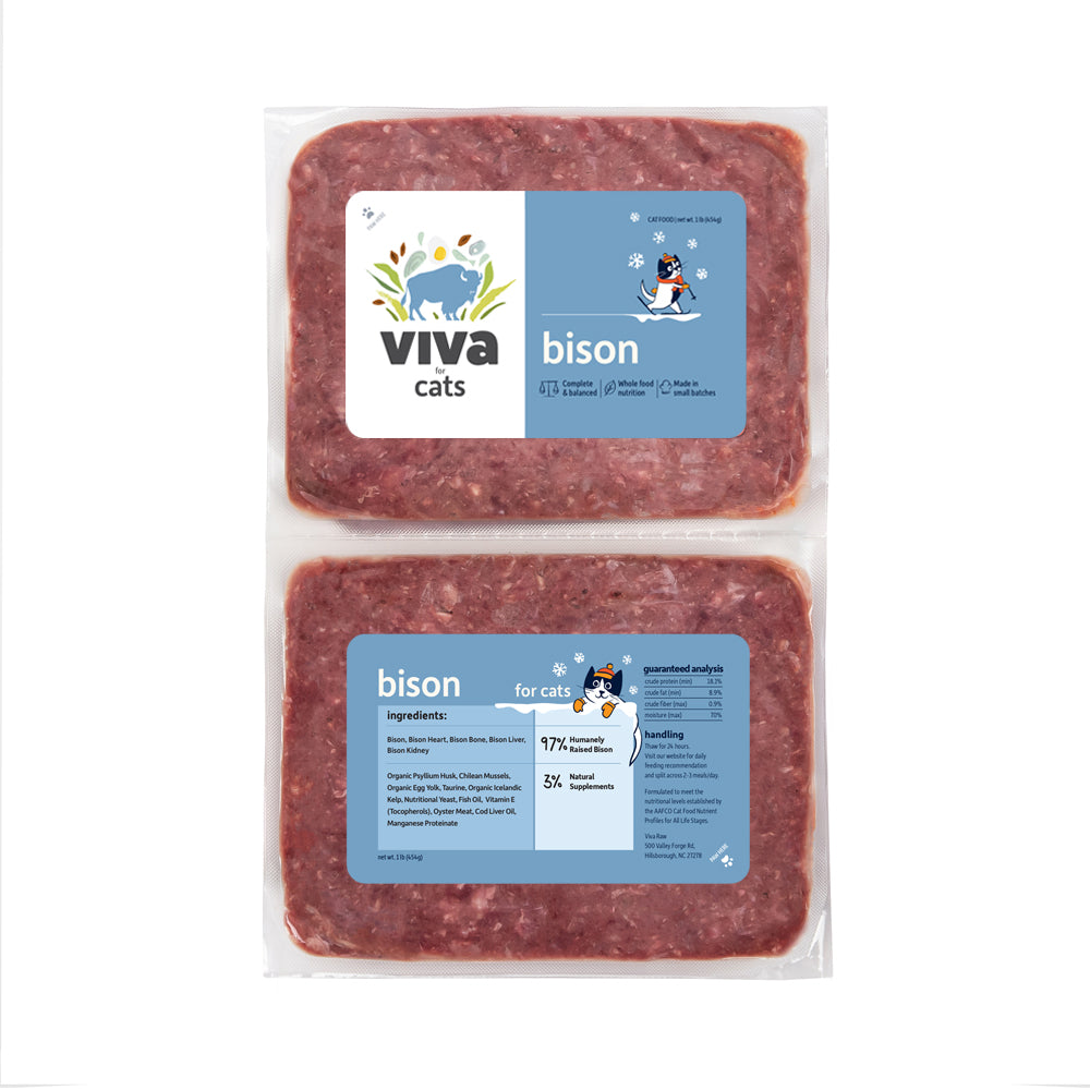 Bison Viva Raw Cat Food