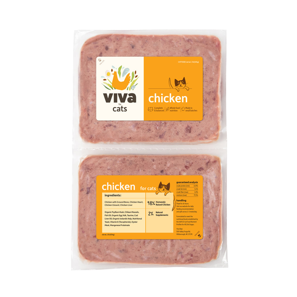 Chicken Viva Raw Cat Food