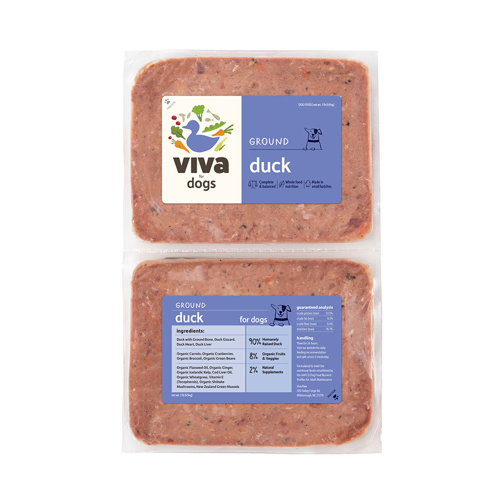 Duck Viva Raw Dog Food