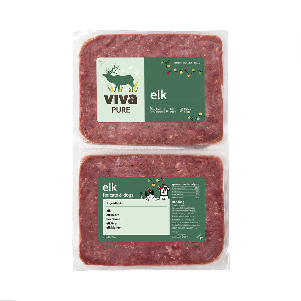 Pure Elk Viva Raw Dog Cat Food