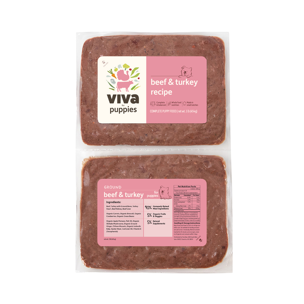 Beef & Turkey for Puppies