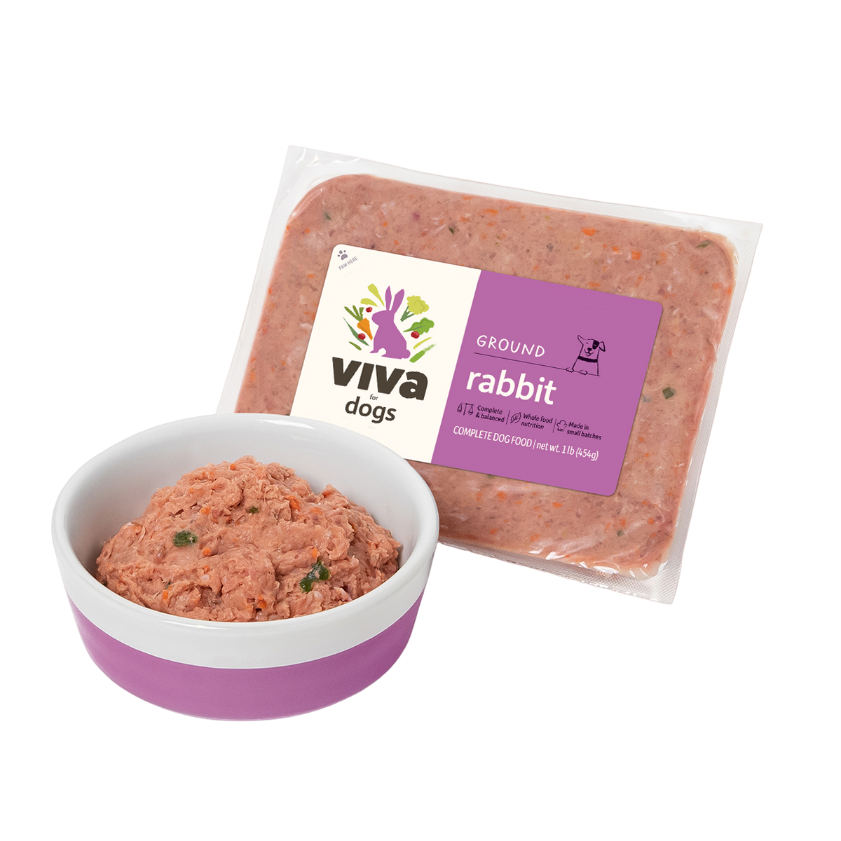 Raw dog food rabbit on sale