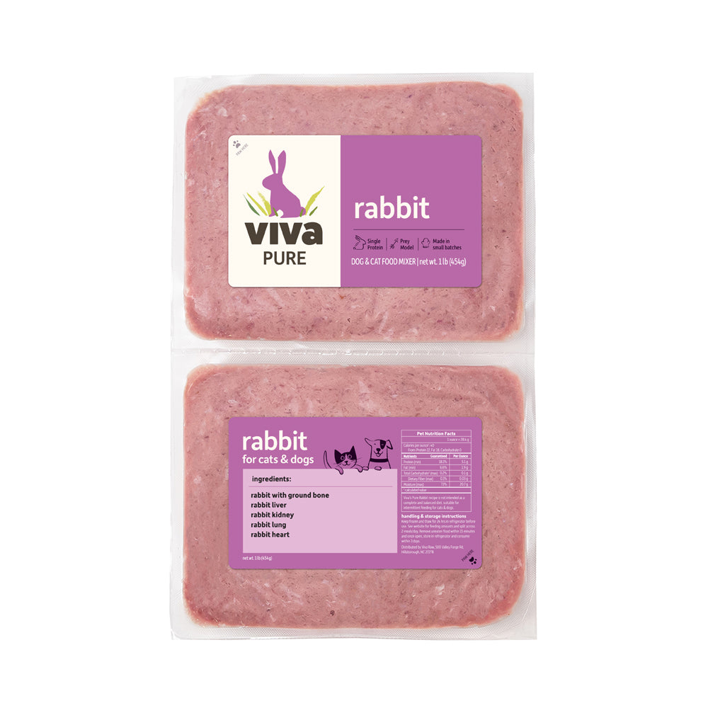 Pure Rabbit | Viva Raw Dog & Cat Food