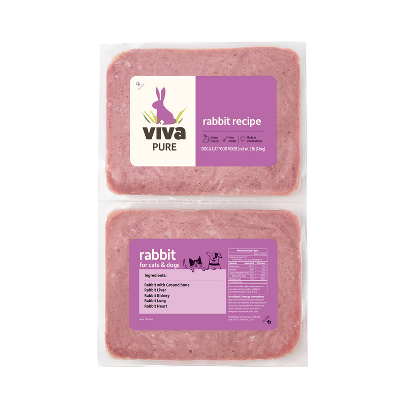 Pure Rabbit | Viva Raw Dog & Cat Food